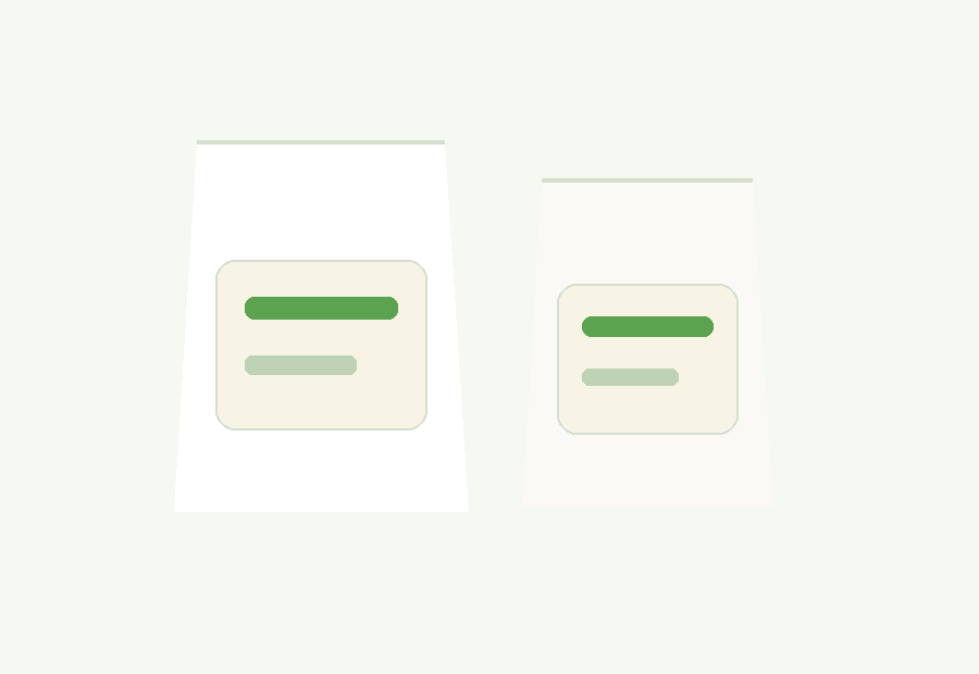Pouches packaging placeholder
