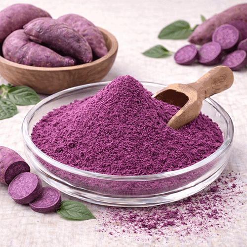 Polvere di patata dolce viola