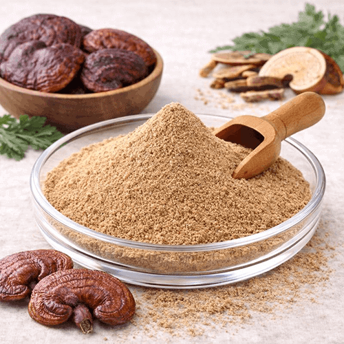 Reishi Mushroom Powder 1 مسحوق فطر ريشي ريشي