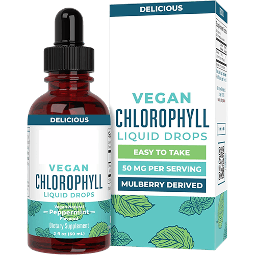 Chlorophyll-Tropfen