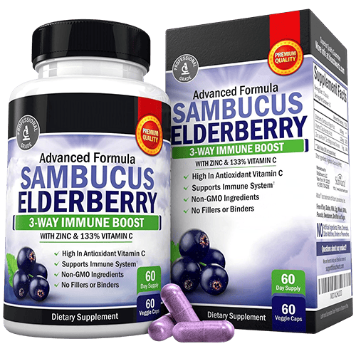 Elderberry Capsules 1 elderberry capsules