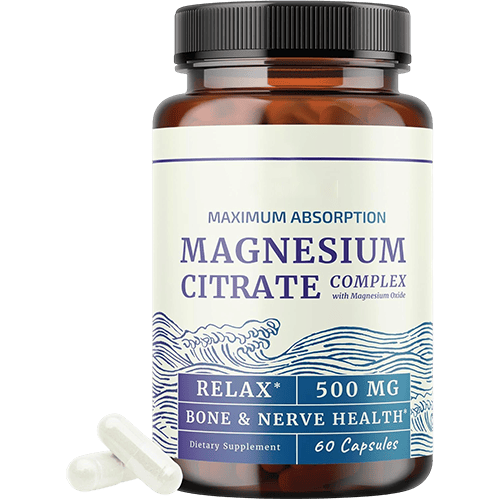 Capsule di magnesio citrato