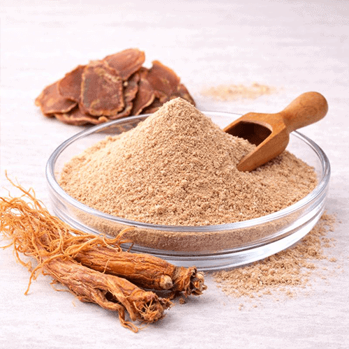 Ginseng vermelho em pó