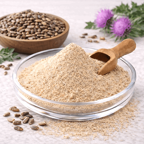 Milk Thistle Powder 1 Mariendistel-Pulver