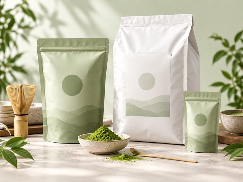 Bulk matcha packaging for cafés foodservice and manufacturing
