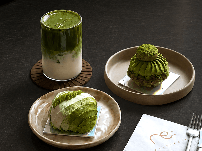 Matcha food and dessert applications