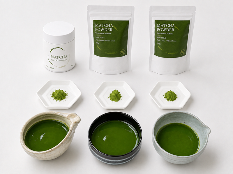 From formula evaluation to commercial culinary matcha supply
