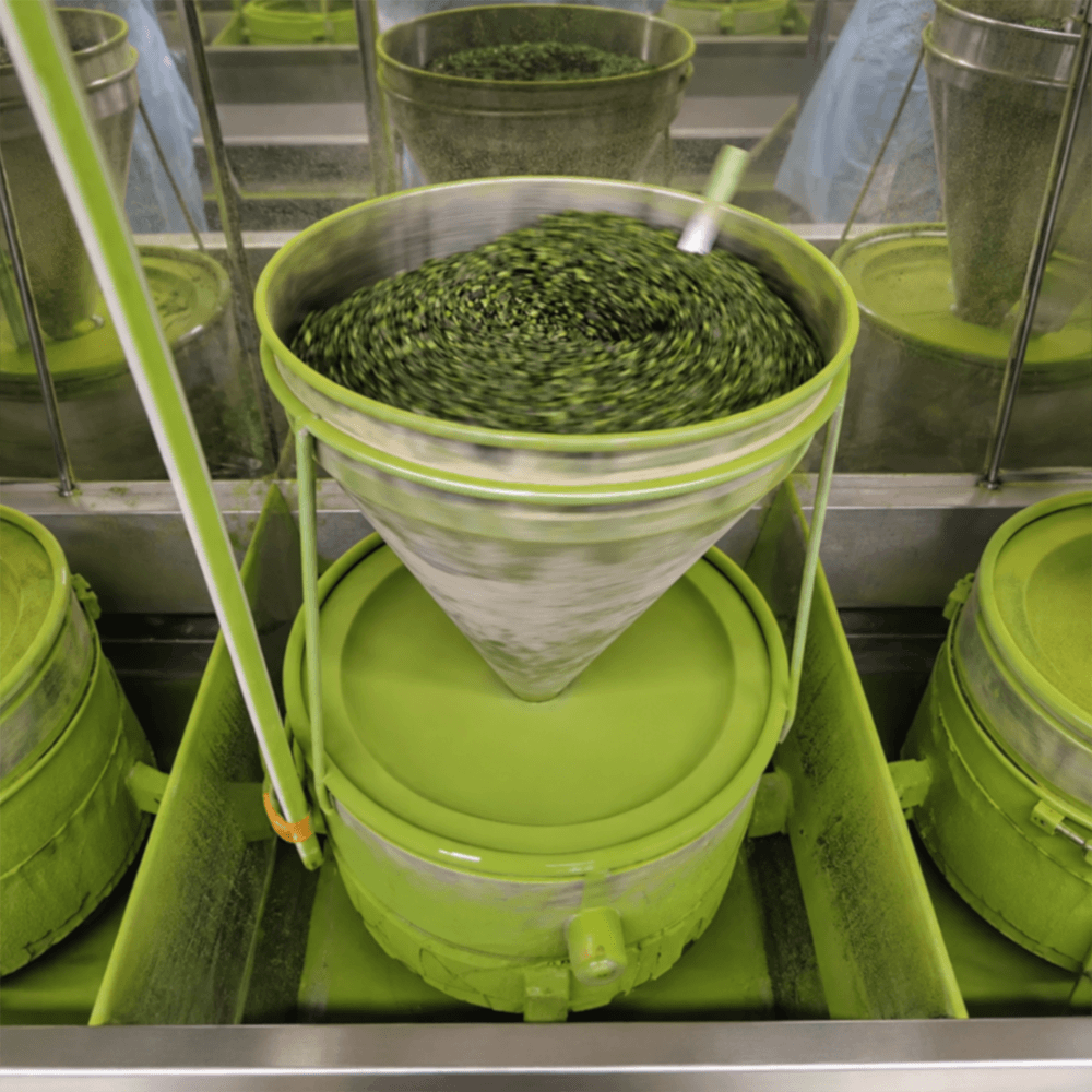 Palletized matcha supply prepared for repeat distributor and foodservice orders